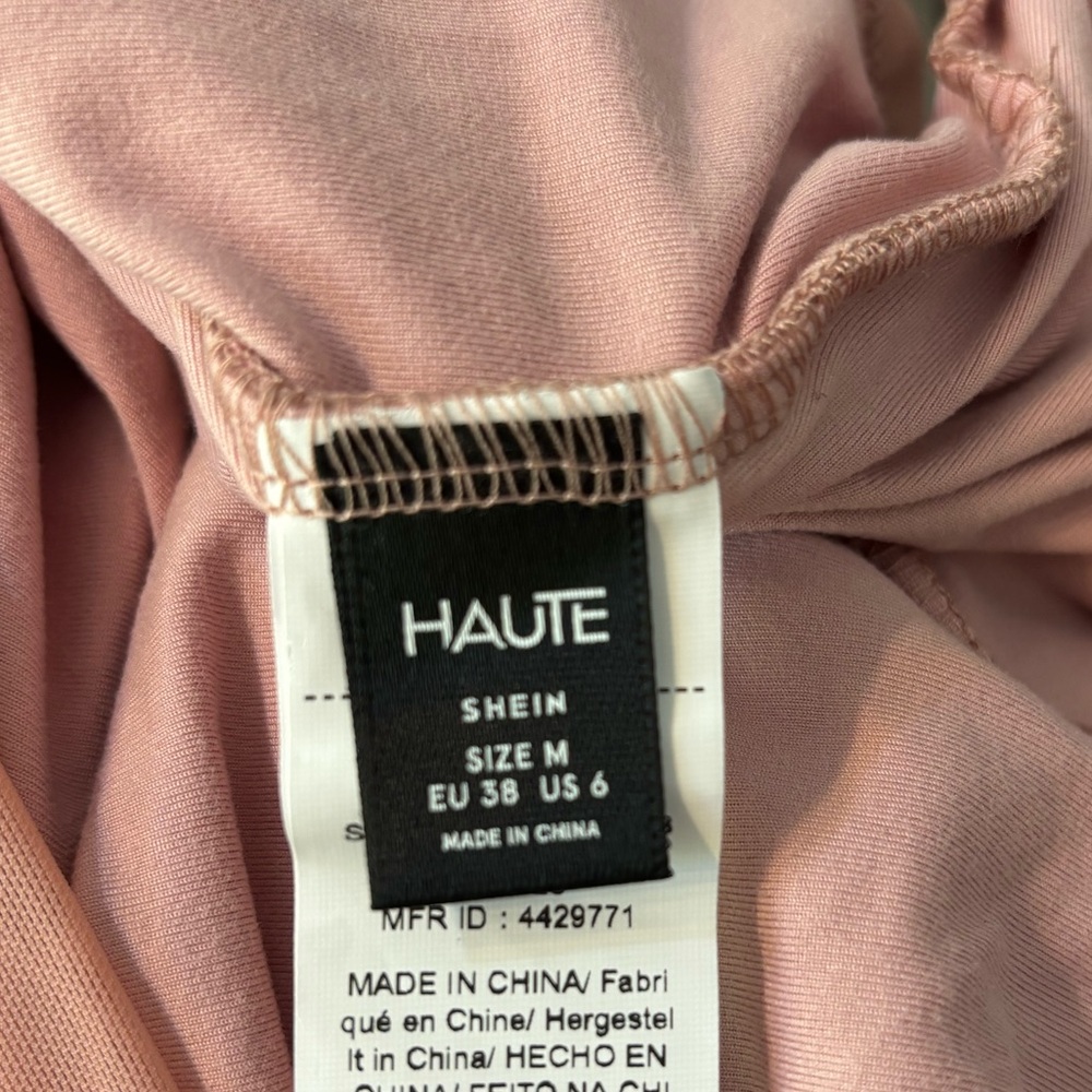 Haute Blush Pink Ruched Corset Bodycon Dress - Picture 8 of 8